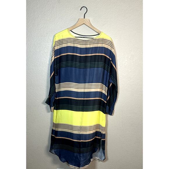 Apiece Apart Striped Knee Length 3/4th Sleeve Dress Size 4 - Picture 1 of 7